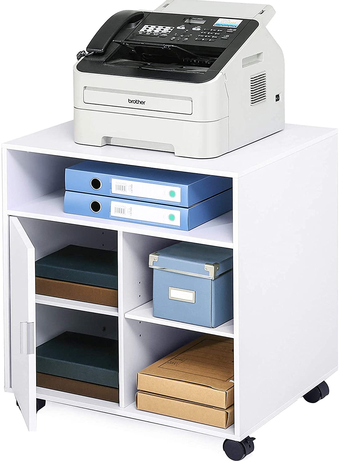 Aazon.co: Printer Desk Printer Stand Printer Shelf 3 Tier Printer - View #4