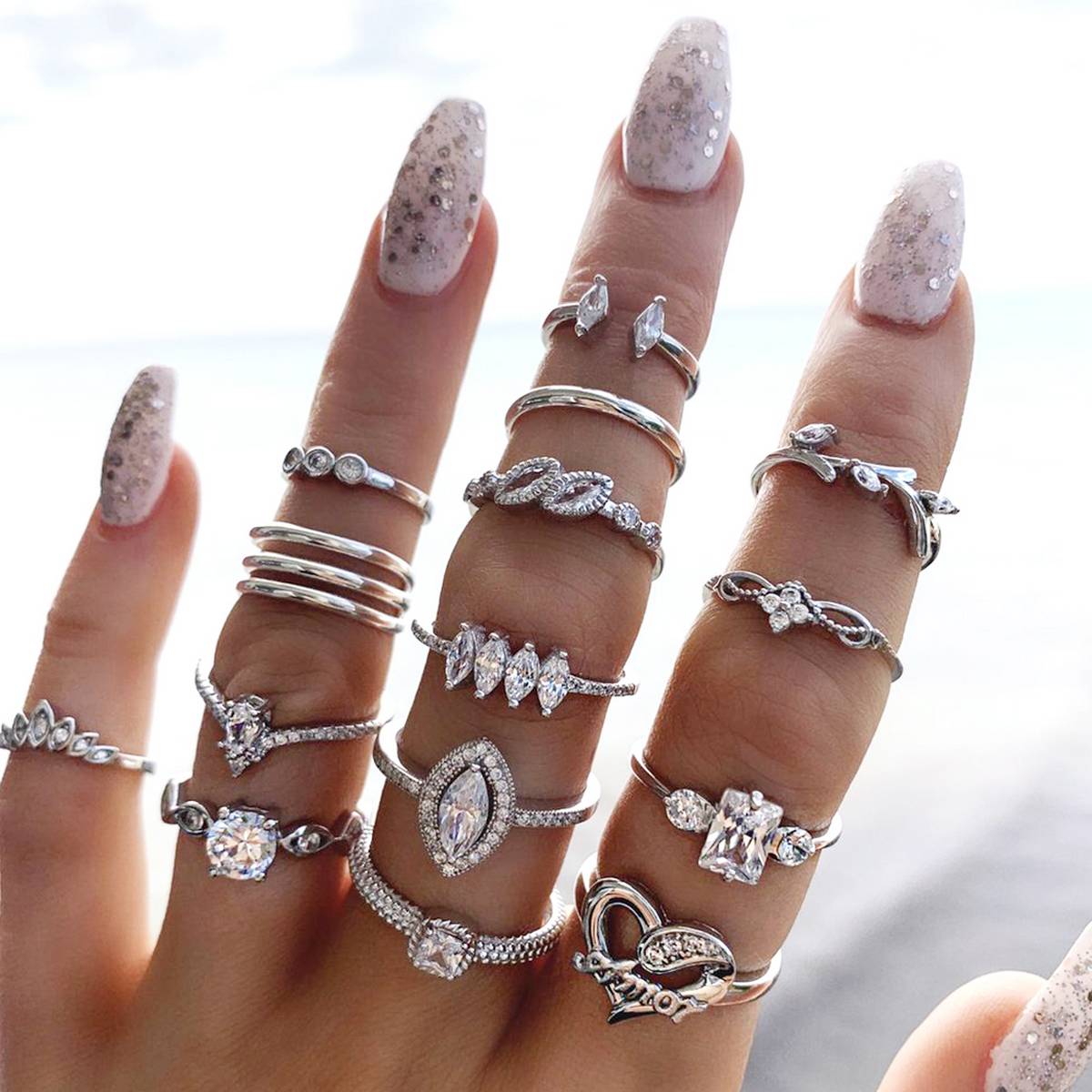 Artificial hot sale finger rings