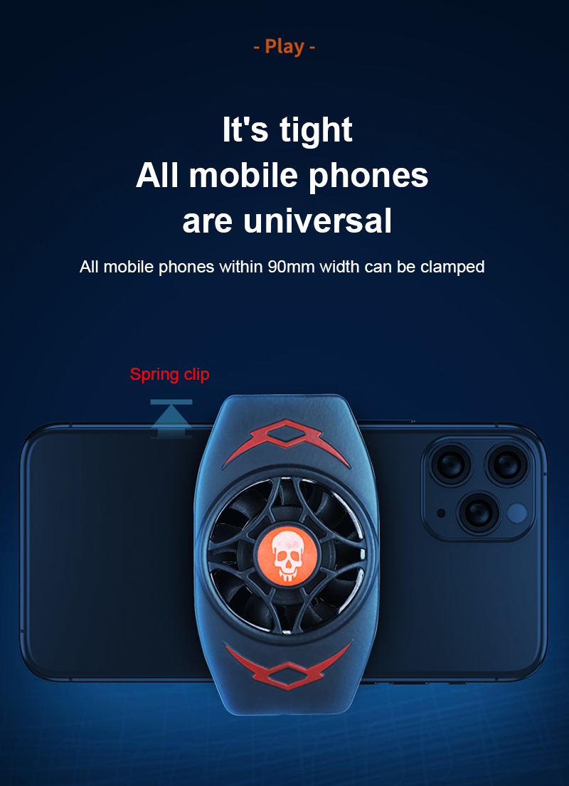 X13 Mobile Cooling Phone Radiator Fan | Phone Game Cooler System Cooling Fan | PUBG Gamepad Trigger Controller For Gaming All Smart Phone Devices