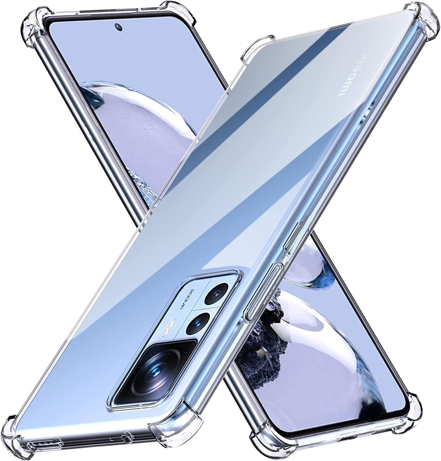 Xiaomi Redmi 12T / 12T Pro 5G / K50 5G Transparent Shockproof Soft Silicone Back Cover – Clear Protective Back Cover For Xiaomi Redmi 12T / 12T Pro 5G / K50 5G