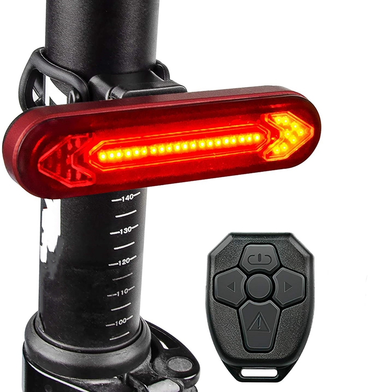 Bike Tail Light with Turn Signal/Remote 