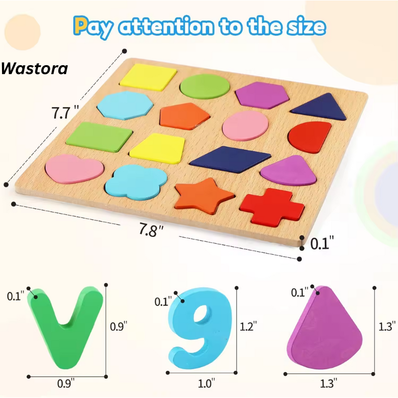 Wooden Alphabet Puzzle,   ABC 123 Wooden Board,   Kids Matching Game Puzzle,   Wooden Learning Toys,   Capital and Small Letters Puzzle  , Numbers and Shapes Puzzle  Geometric Shapes Puzzle for Kids,   Wooden Educational Board
