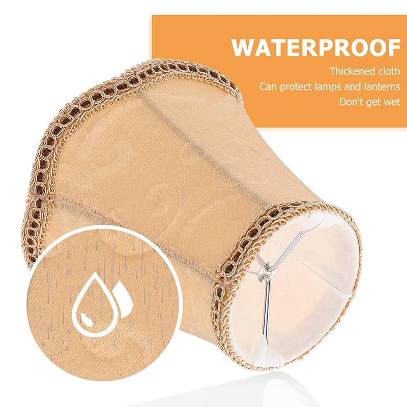 Table Lamp Shade Fabric Cloth Clip on Light Shades Lamp Cover D Shade