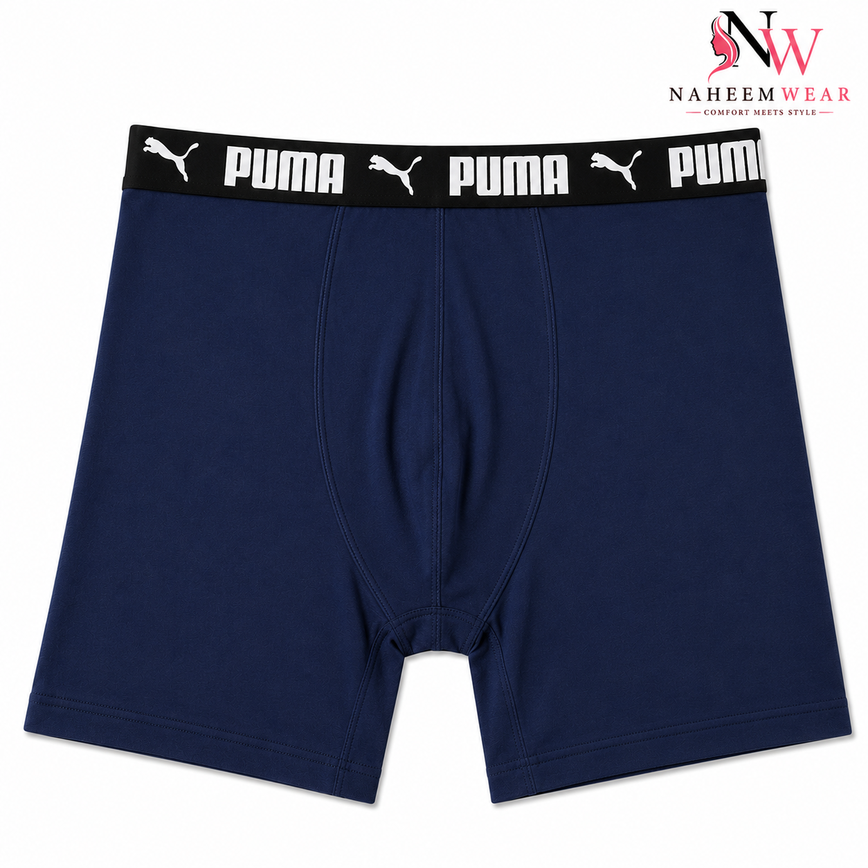 Pack of 2 Men's Premium Cotton Boxer Briefs | Soft Stretch Boxer Underwear | Naheem Wear | Boxers Men