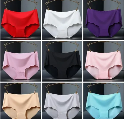 Low Waist Sexy Comfortable Breathable Ice Silk Panties Women Hot