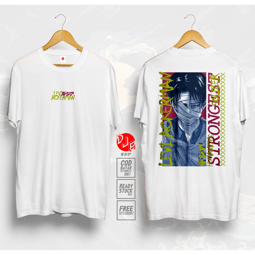 T-shirt LEVI FINAL SEASON ATTACK ON TITAN LEVI ACKERMAN SNK Japanese ANIME  MANGA T-Shirt DJA CLOTH: Buy Online at Best Prices in Pakistan 