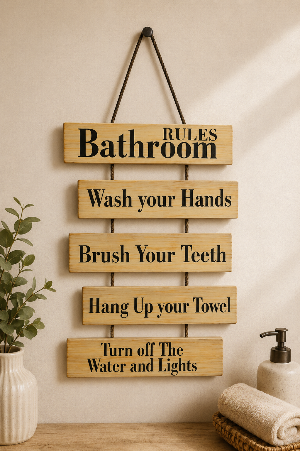 H&S Wooden Wall Hanging quotes for home decoration