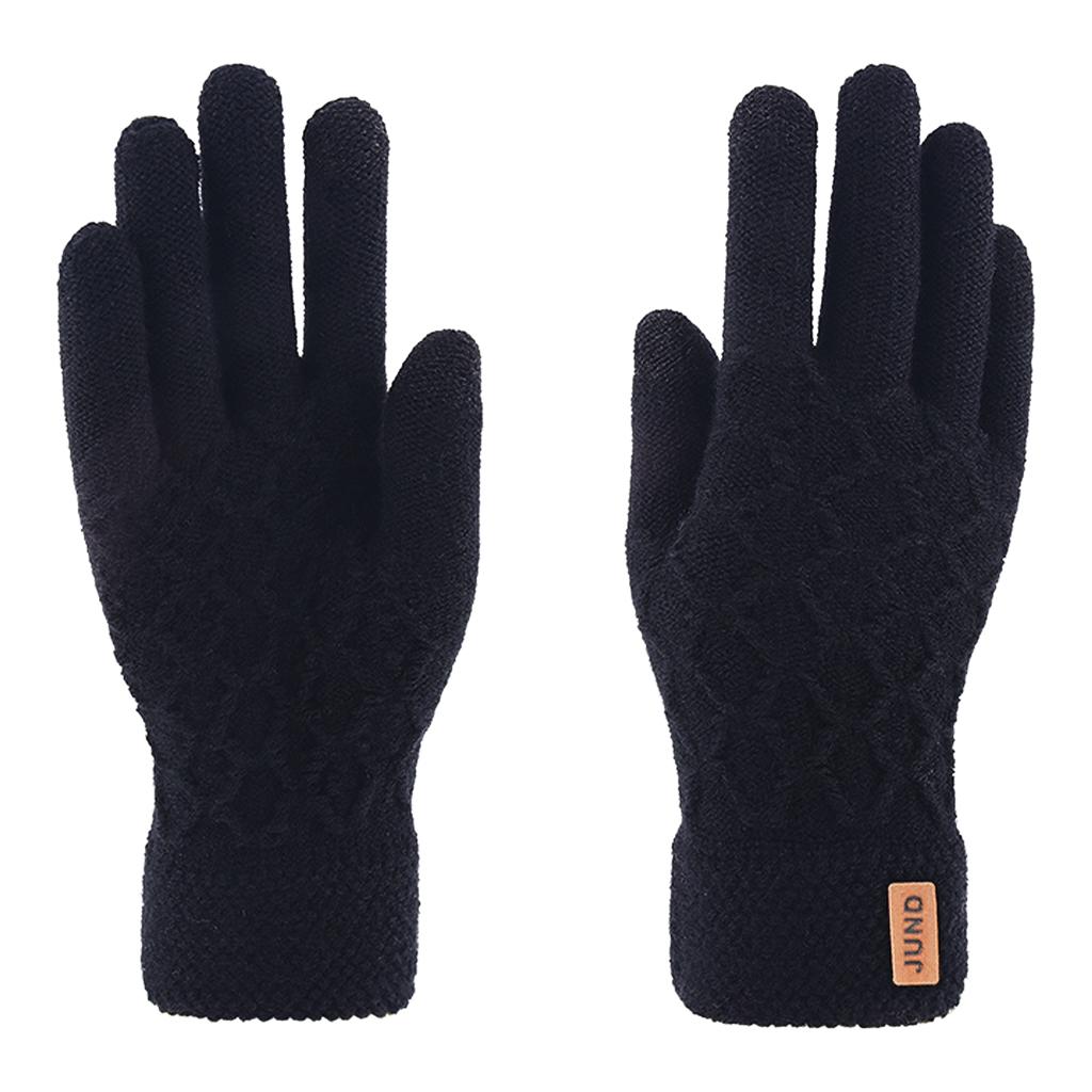 Black best sale warm gloves