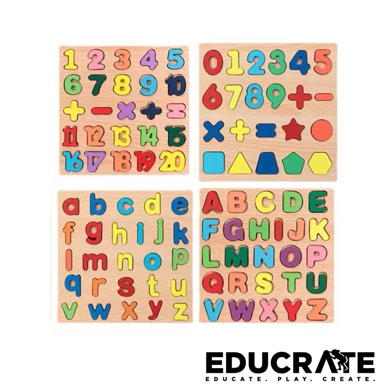 Wooden English Letters - English Counting Alphabets - Baby Learning - Kids Learning Toys