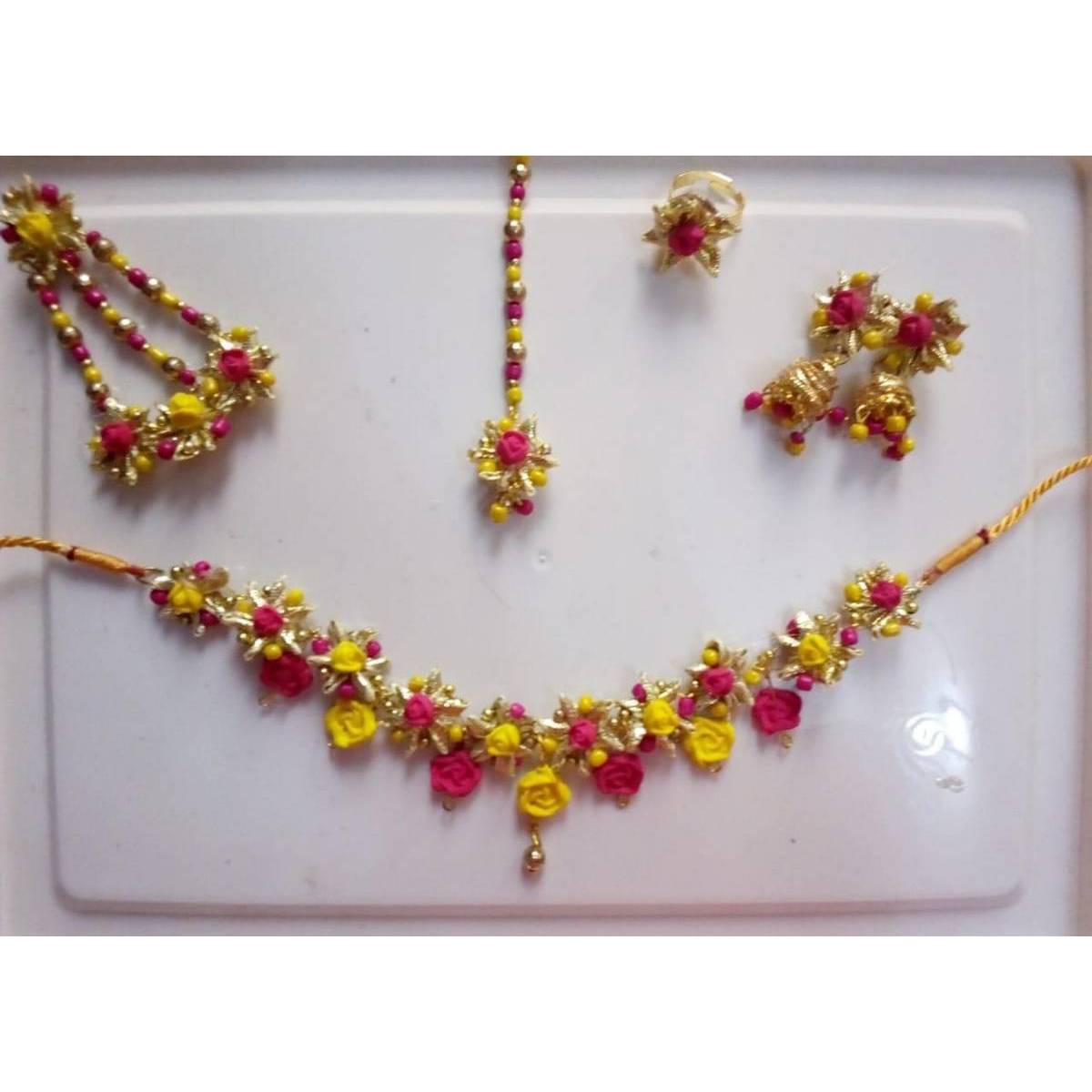 Mehndi Jewellery Set(handmade)