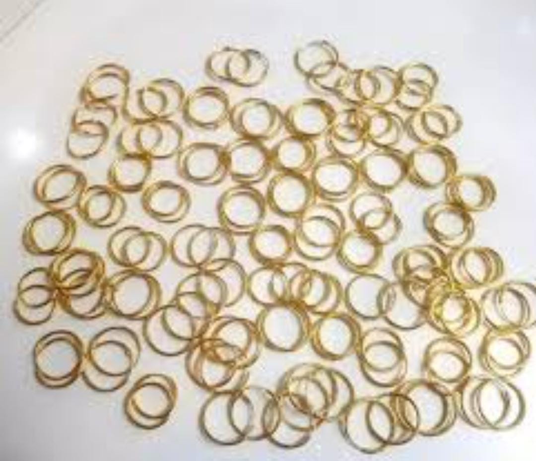 Arfa ideal collection 12Pcs/set Nose Ring Piercing Punk golden selvar Color Handmade Tiny Nose Lip Hoop Ring Septum Rings Piercing Stud Body Jewelry jewellery for girls