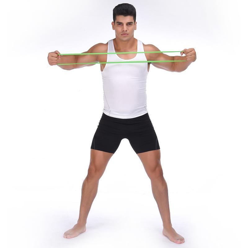 Fitness Band Unisex Yoga Sports Elastic Expander Resistance Bands Elasticas Pull Rope Crossfit Bodybuildiing - 1 Piece Random Color