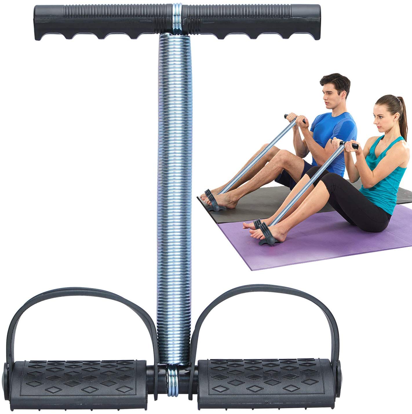 Tummy Trimmer Single Spring And Double Spring Home Gym Abs Exerciser Premium Quality With Tummy Twister