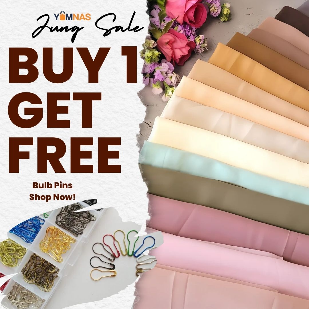 24pc , 12pc , 6pc 4pc , 1pc Custom Scarf Set – Plain Chiffon Scarves, Solid Color Hijabs, Islamic Wrap Shawl, Plain Shawl Hijab, Premium Chiffon Hijab Set for Modest Wear