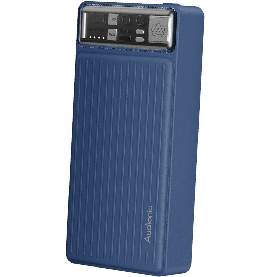 Audionic Power bank, Spark Pro S-200 20000mAh Powerbank, PD 22.5W powerbank, Dual Charging Ports, Dual Input, High capacity power bank
