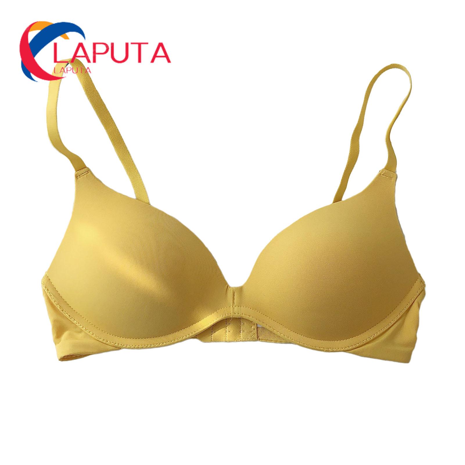 Wireless Thin Padded Bra Adjustable Straps Push Up Invisible