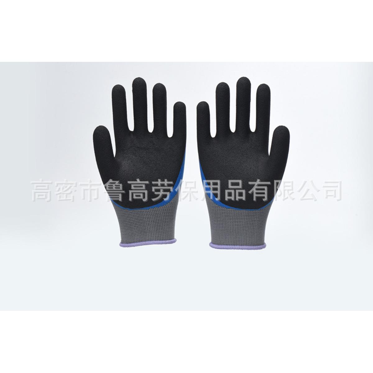 Low-voltage double-safety high-voltage safety rubber thin fishing rod  anti-static anti-electrical electrician high-voltage insulating gloves