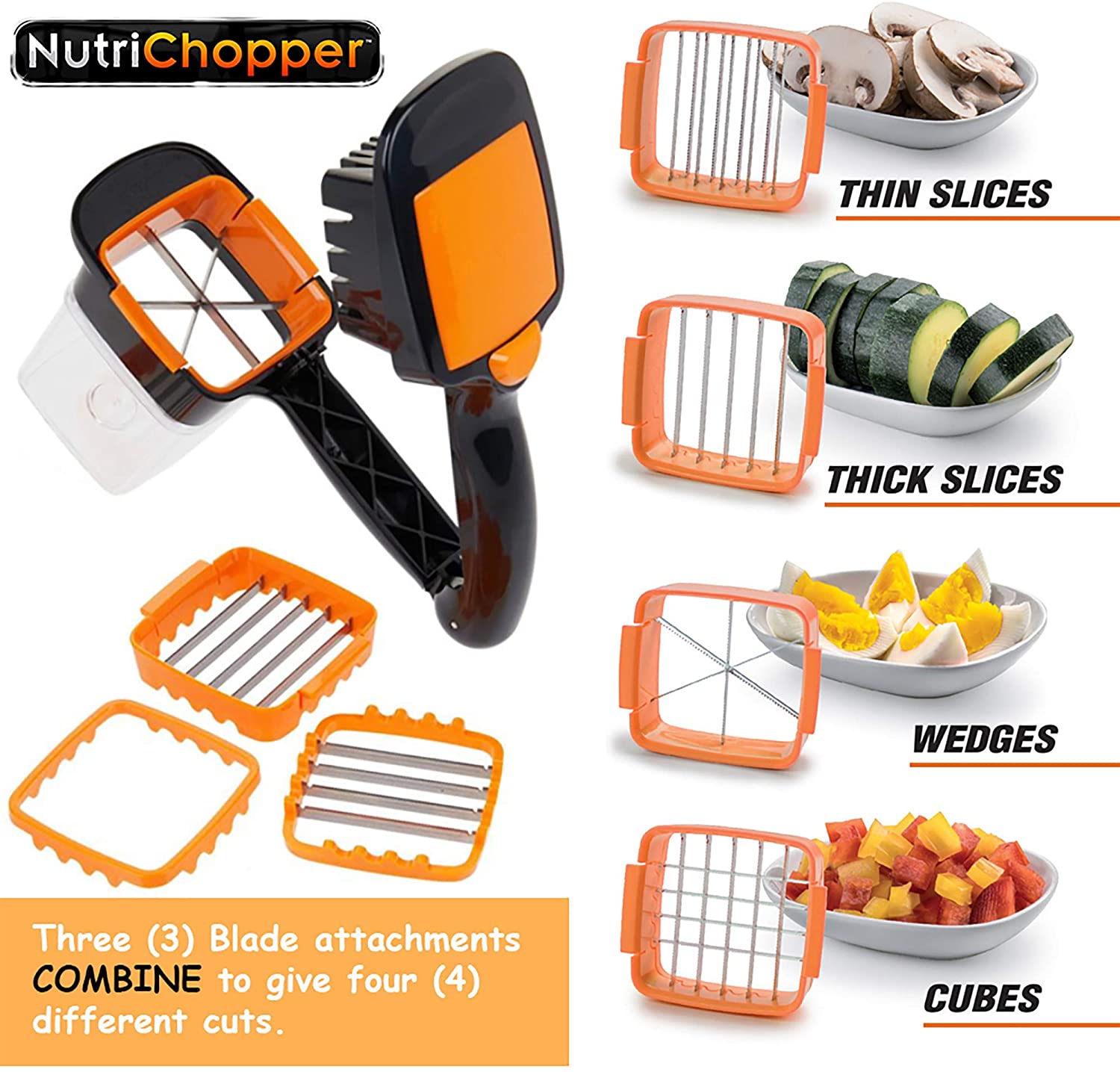 Multi cutter for Fruits Vegetables Cutter Slicer, Speedy Chopper Nicer  Dicer in Cutter
