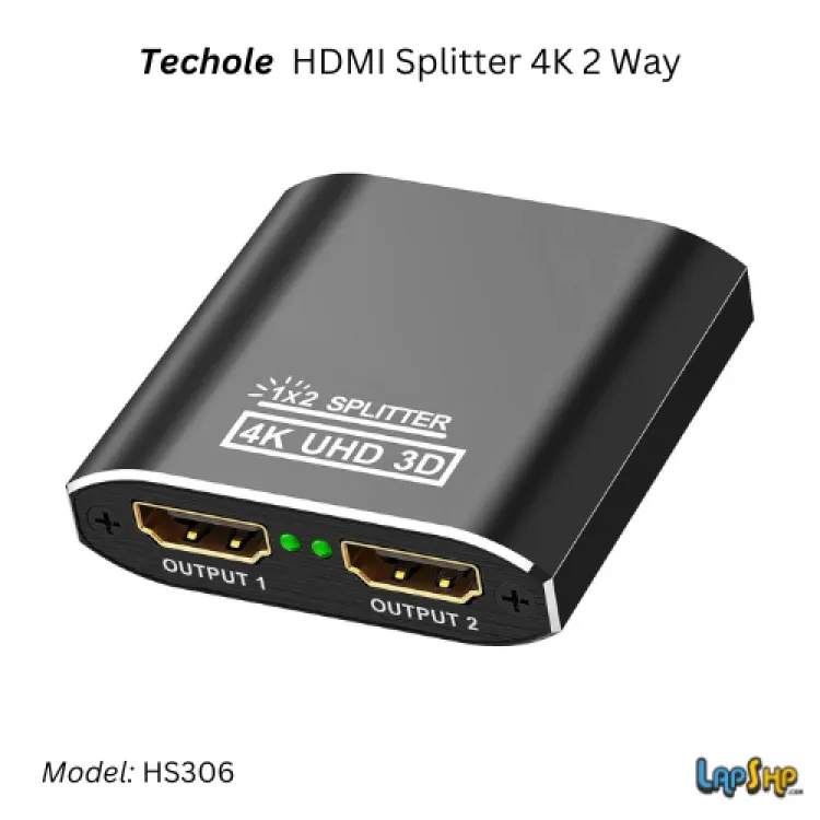 HDMI Splitter Dual Monitors 1 in 2 out Extended 4K Display