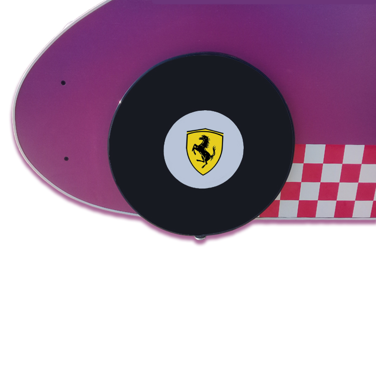 Furnishoo Kids - Racing Car Bed - Kids Furniture - Pink High Back Car Bed