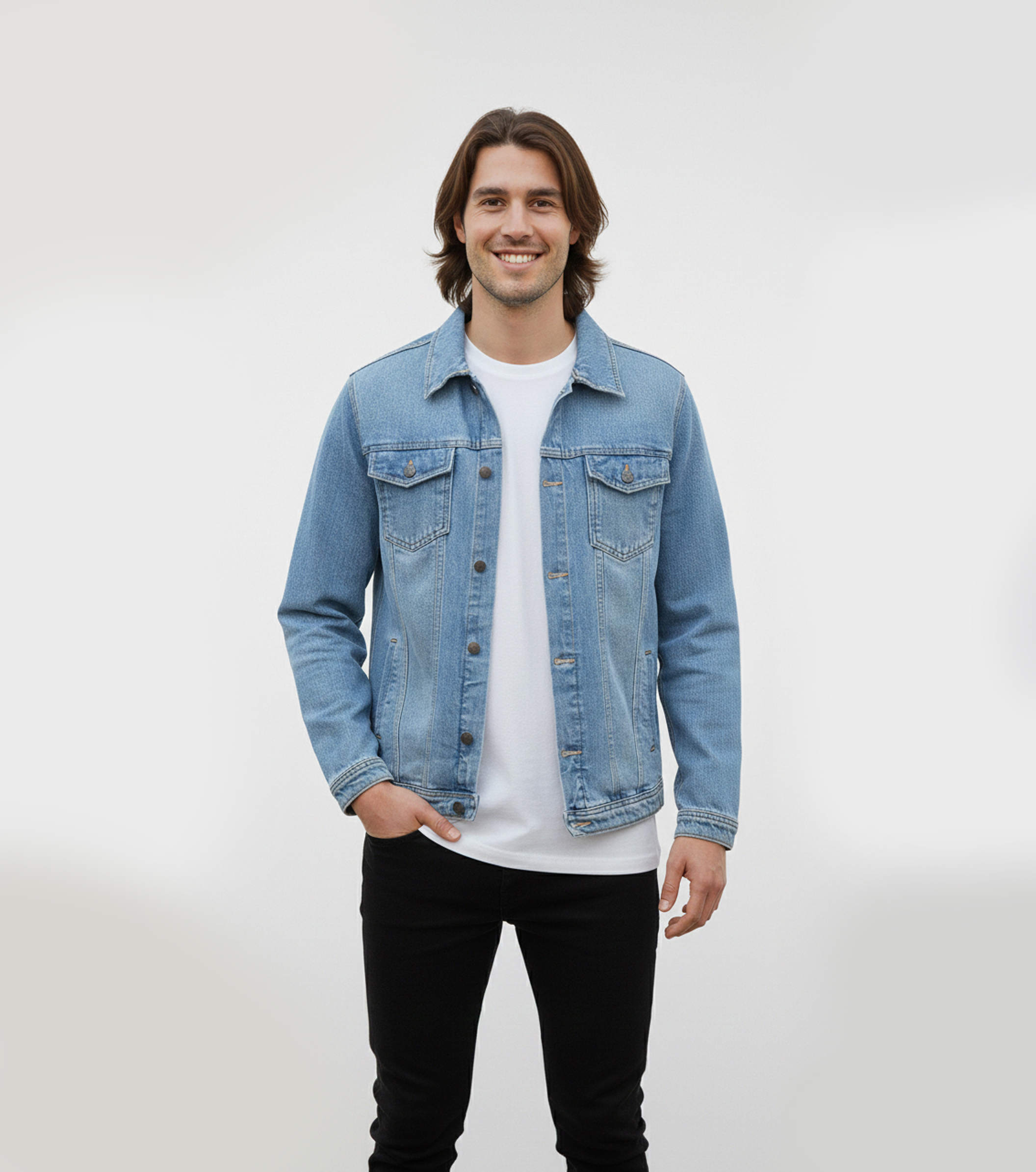 Auditors®️ Denim Jacket Double Pocket Three Colours Available For Mens, Boys & Womens For Winter