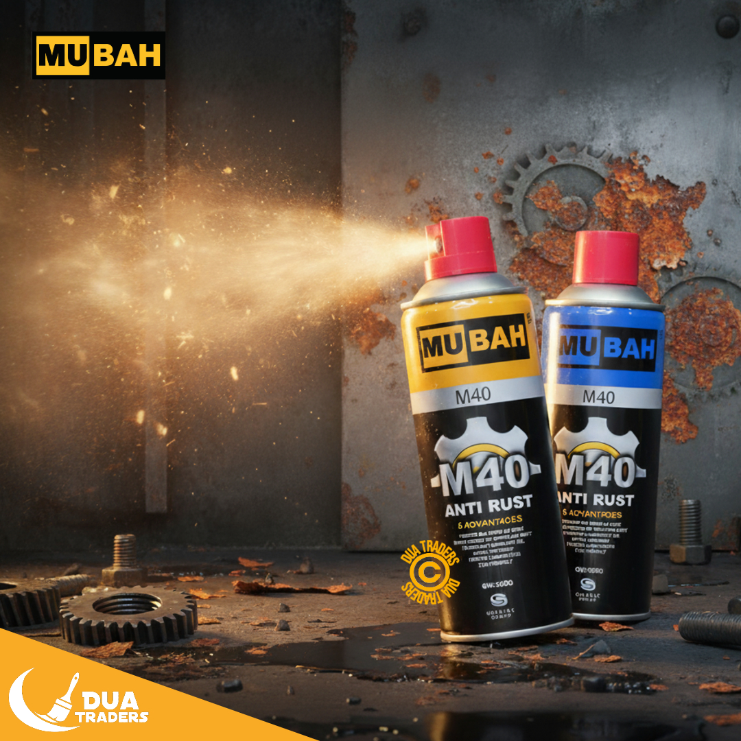MUBAH M40 High-Quality Anti-Rust and Lubricant Spray - Metal Protection Solution