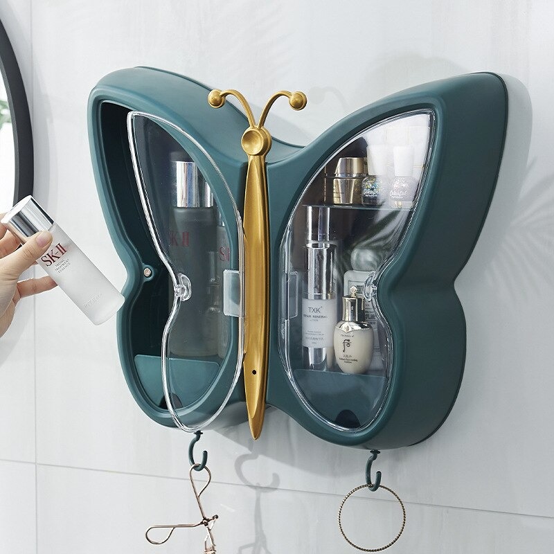 hanging makeup shelf