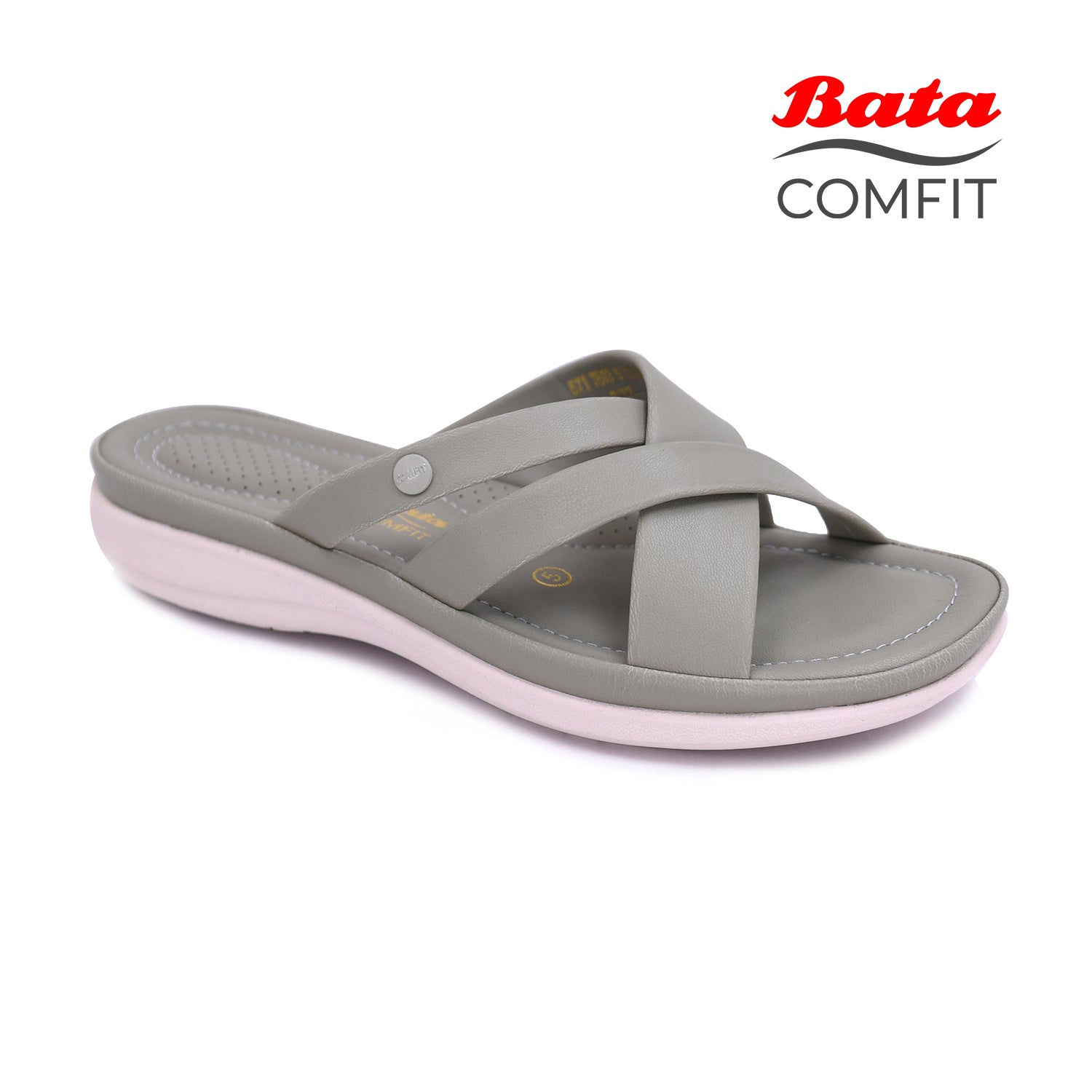 Comfit By Bata Sea-Green Chappals For Women