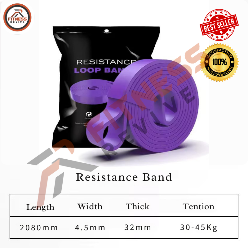 Pull Up Resistance Band – Heavy Duty Natural Latex Loop Exercise Band for Strength Training, Calisthenics & Home Gym | Anti-Snap | 13mm to 50mm | Assisted Pull Ups & Muscle Ups (Single)