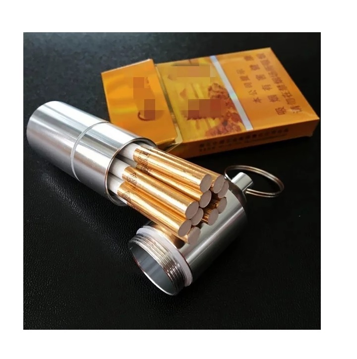Metal Keychain Cigarette Case Waterproof Cigarette Holder 10