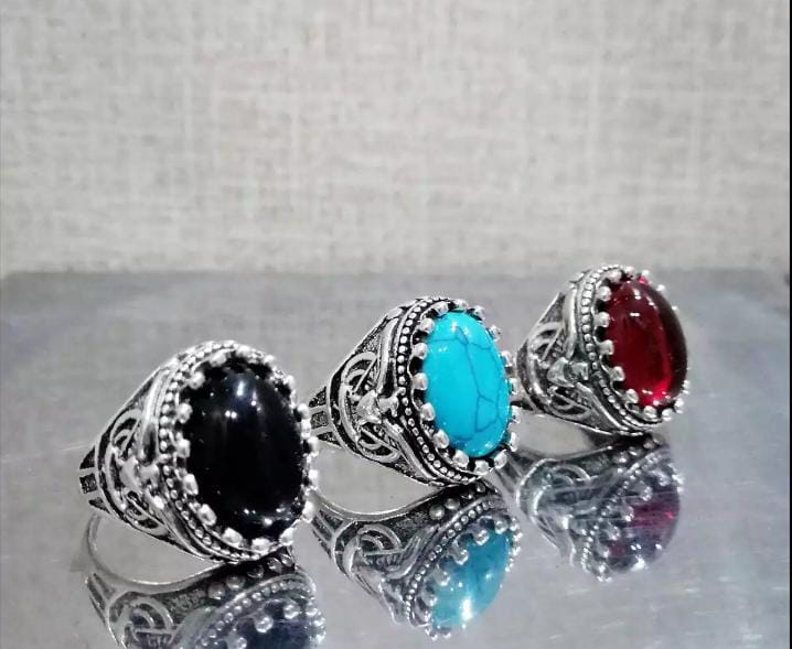 Pack of 3 Turkish Design Rings For Men