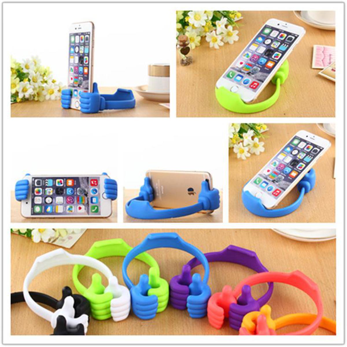 (Best STAND) Universal Mini Flexible Thumb OK Stand For Smartphones iPads - Mobile Holder price in Pakistan