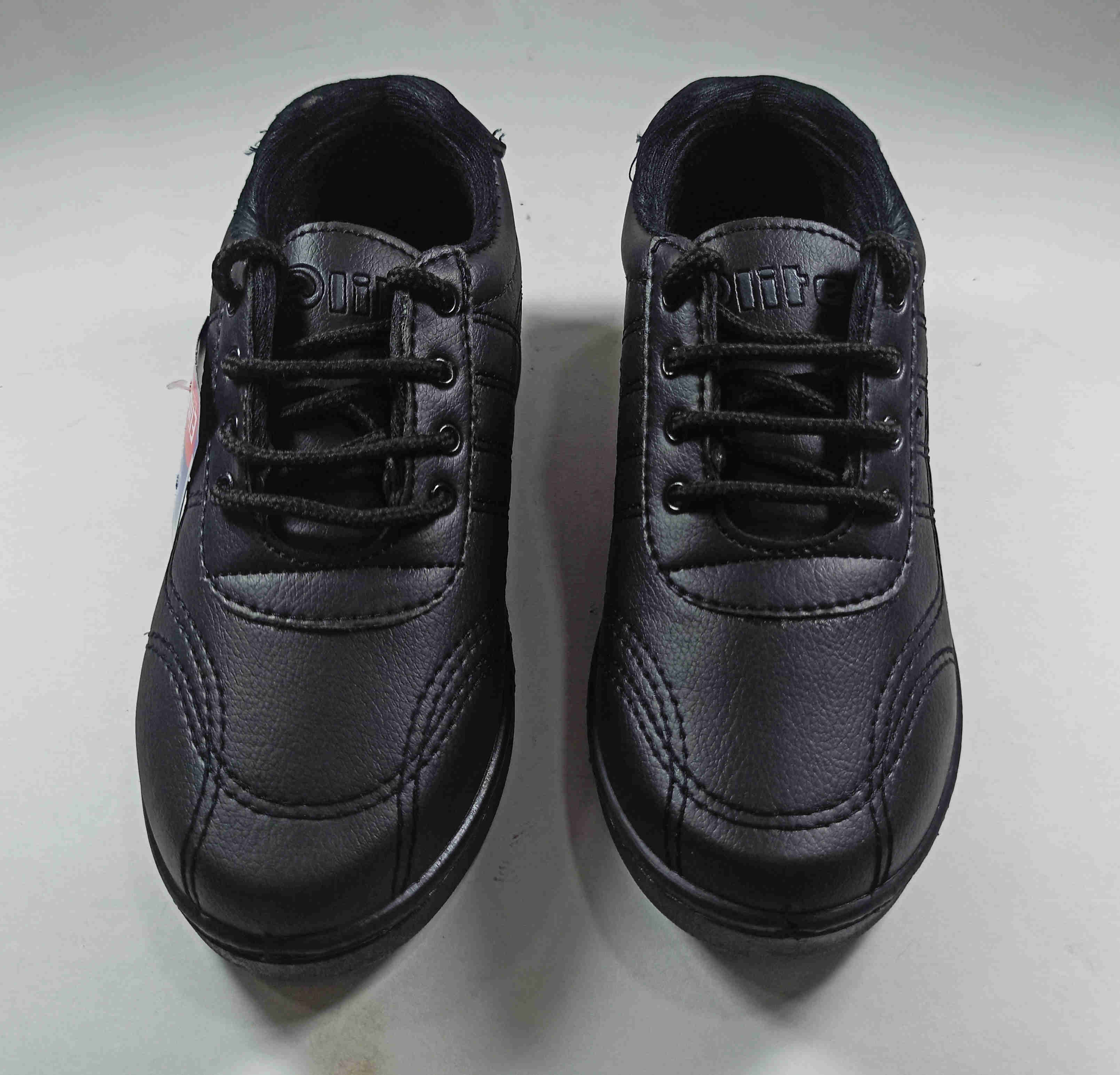 School Jogger Shoes Black Gents Sizes 