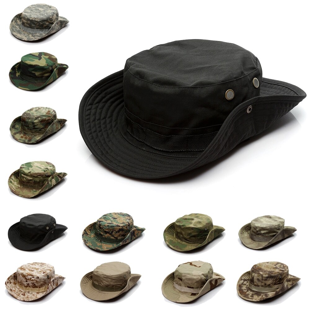 Outdoor Summer Boonie Hat for Hiking, Camping, , Sun Cap for Men or Women