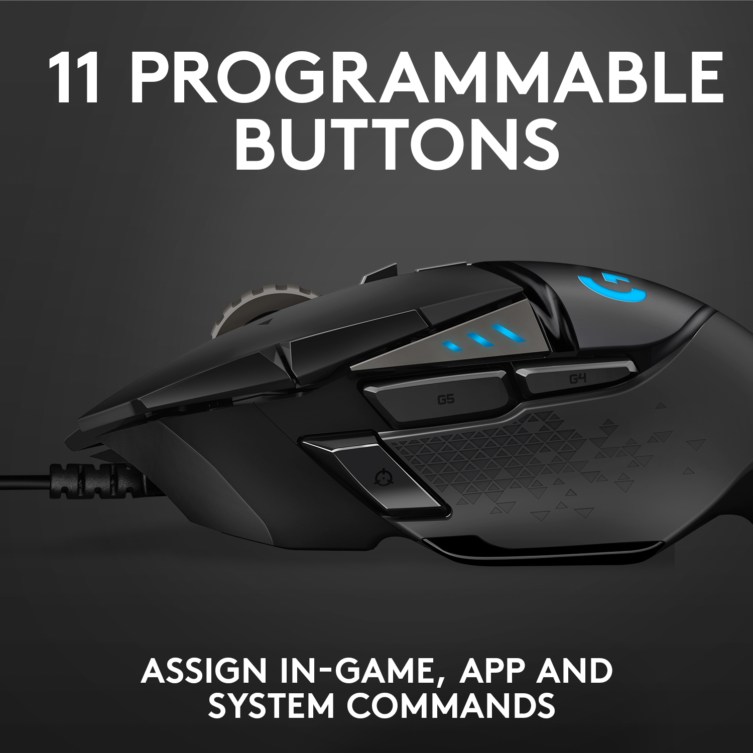 Logitech G502 Gaming Mouse HERO High Performance