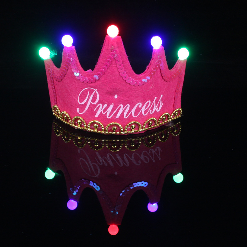 Princess LED Crown For Happy Birthday 