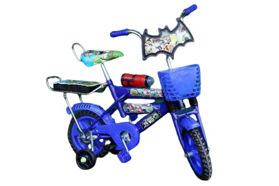 Two Wheeler Cycle For Kids Double Chimtta Color Red and Blue