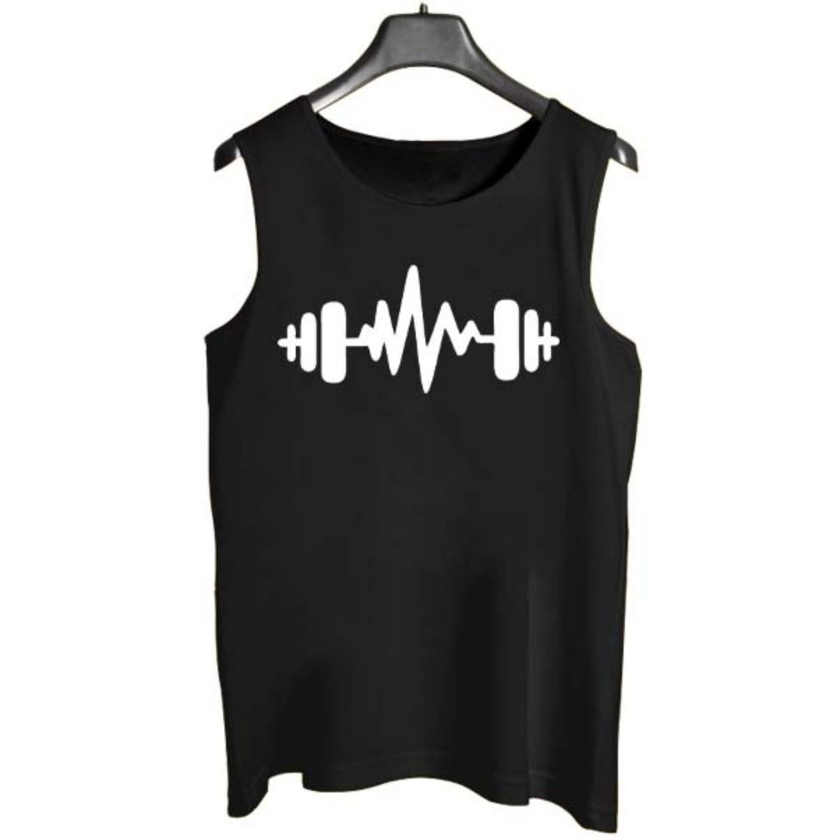 Cotton Jersey Printed Gym Sando Tanks Top For Men