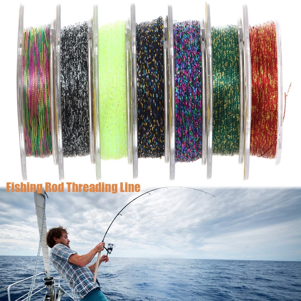 Protect rod Wrapping Thread colorful Fishing Rod Threading Line