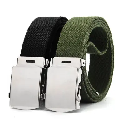 Army Green Canvas Belt