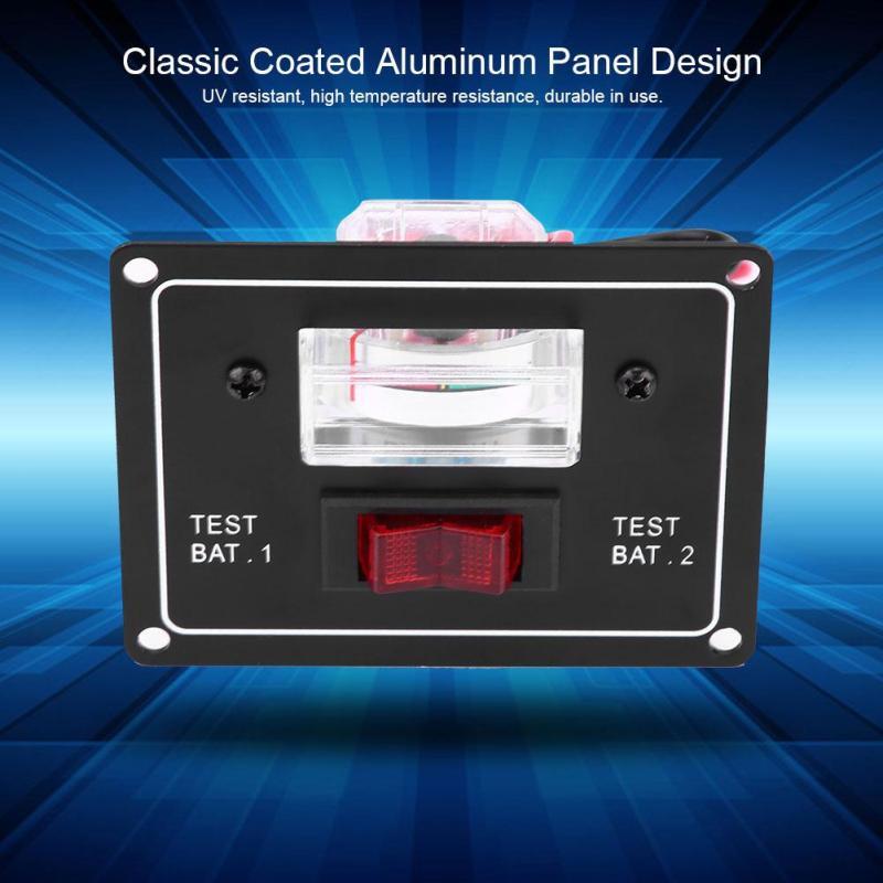Aramox 12 Volt Voltmeter Battery Tester Switch Dual Test Meter/Gauge