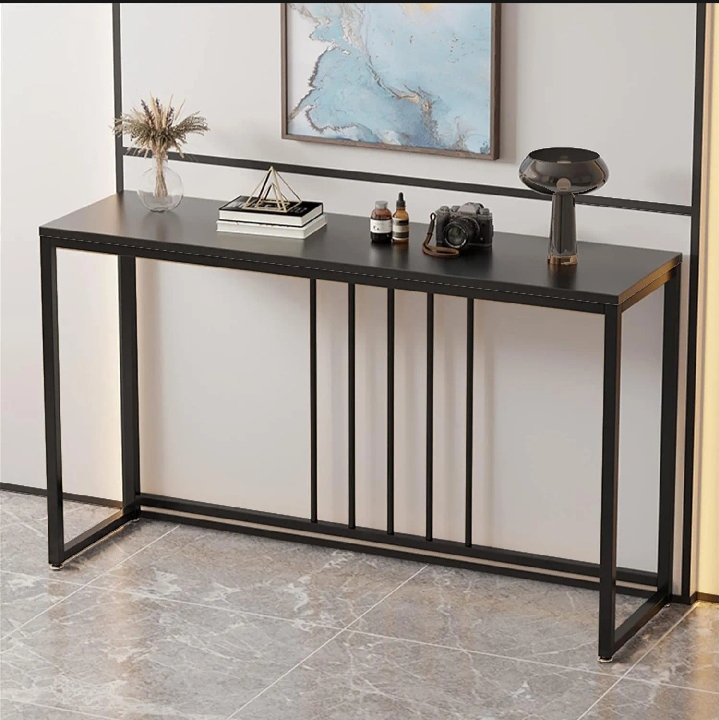 Luxury Golden Metal Console Table with Marble Top | Modern Entryway & Hallway Console Table for Living Room & Bedroom
