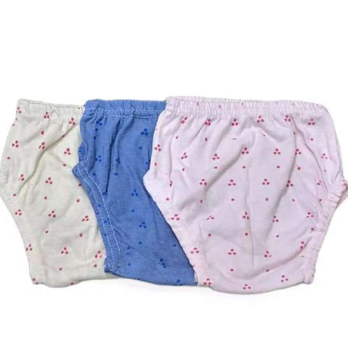 Pack Of 12 Diaper Cover Panties with Elastic Waist & Leg For Boys/Girls - ASSORTED