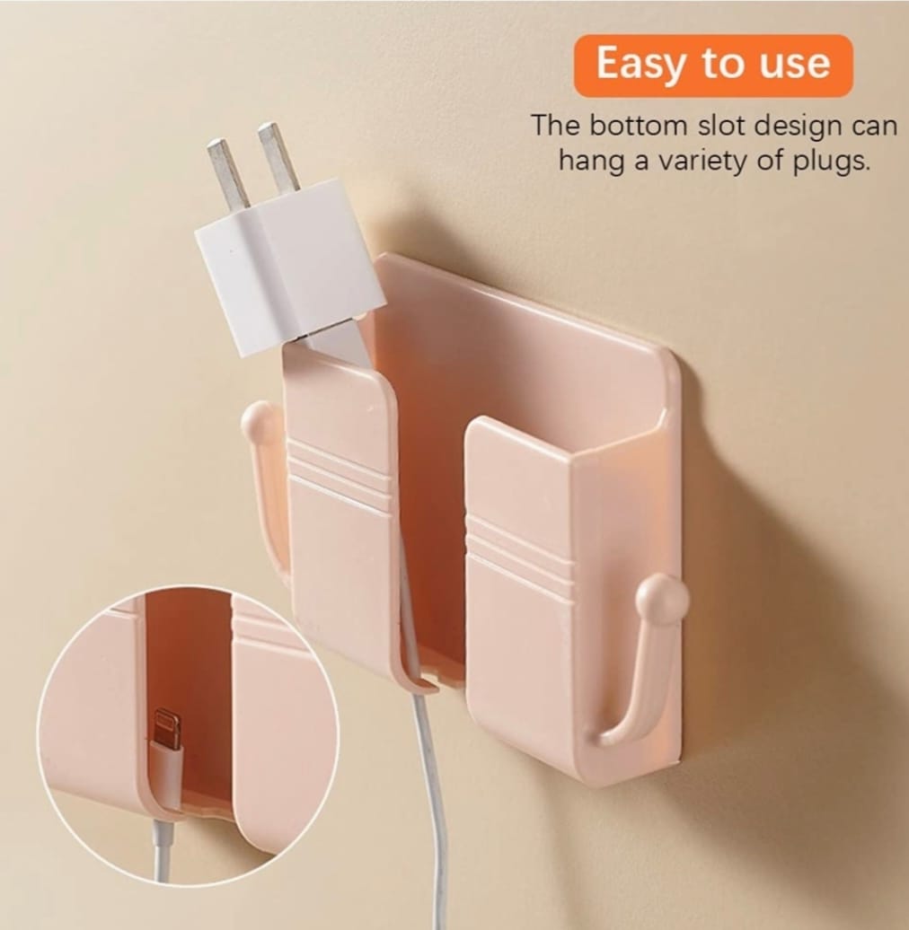 Mobile Holder for Wall, Mobile-Stand, Remote Holder Wall-Mount, Charging Stand, Phone Holder, Holder, Wall Mobile Holder