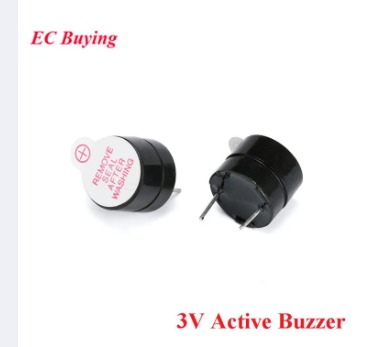 1 3V Active Buzzer Alarm Sounder Speaker with a Magnetic Long Continuous Beep Tone and SOT Mini Active Piezo Buzzers