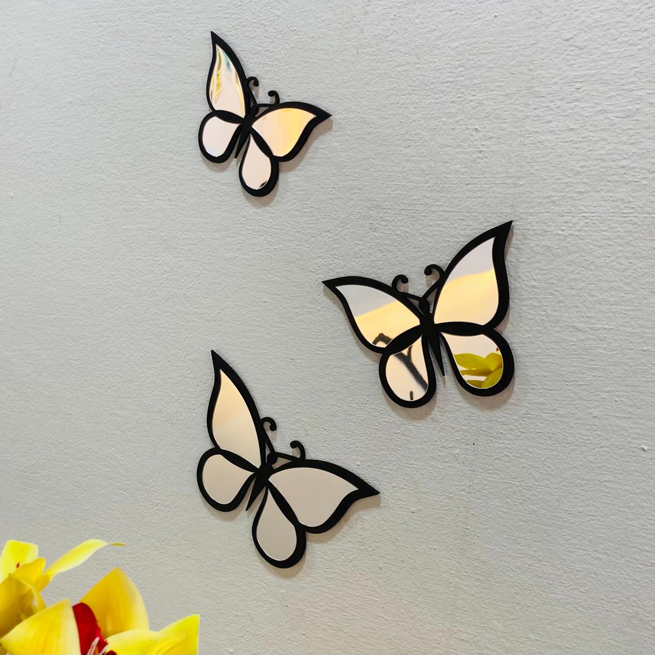 Dotz Brand Butterfly Shaped Wall art,  Bedroom wall decoration items, Home decoration items, Acrylic wall art, Wall decoration items,Modern home decor, Stylish wall art, Decorative wooden wall art, Butterfly wall art, Kids room decorations, Girls room Art