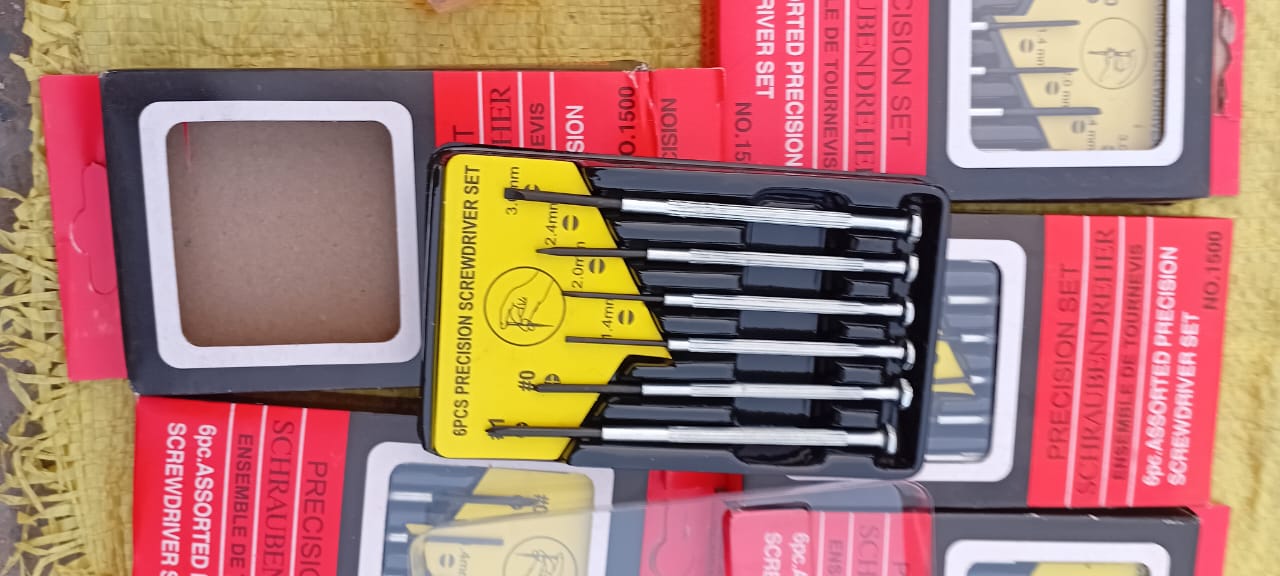 6PCS Precision Screwdriver Set for Mobile, Watch & Jewelry Repair | Mini Magnetic Repair Tool Kit | High Quality Steel Screwdrivers- Arsi Wholesale Hub