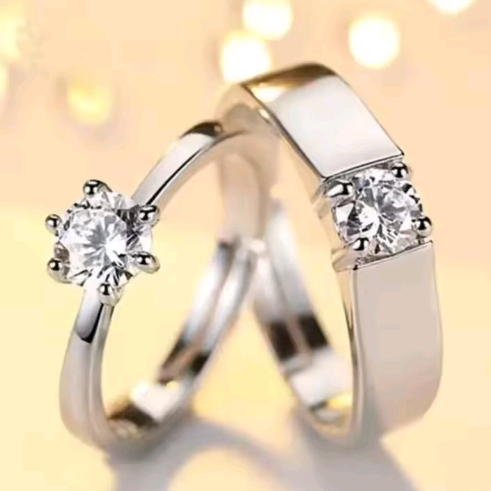 European style Angel Wings Couple Rings For Women Girls