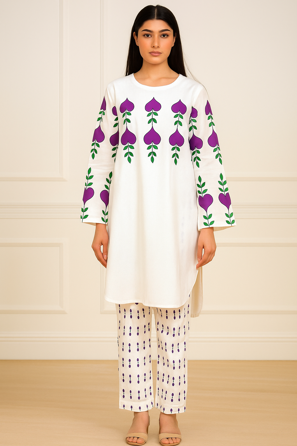 Stylish Collection Stitched New Arrival Fashionable 2pc Dress for Women and Young Girls
