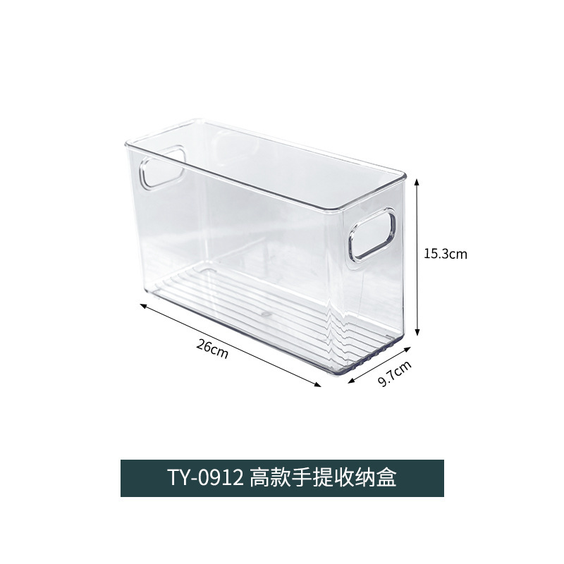 Transparent PET Plastic Fridge Stackable Fridge and Freezer Storage